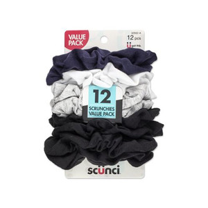 Scunci Interlock Twisters, 12 Pack