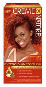 Creme Of Nature Color #6.4 Red Copper Exotic Shine Creme Of Nature Color #6.4 Red Copper Exotic Shine
