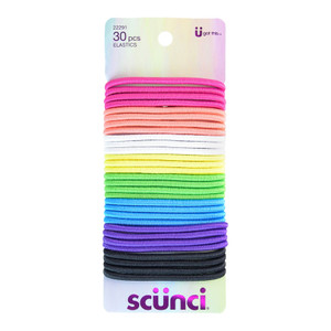 Sc??nci Girl Large 4 mm Hair Elastics, 30 CT