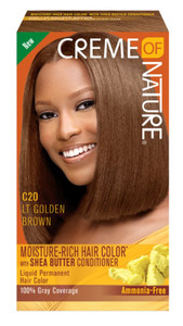 Creme Of Nature Color C20 Light Golden Brown Kit Creme Of Nature Color C20 Light Golden Brown Kit