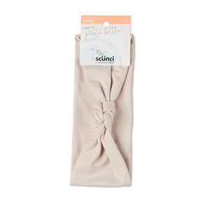 Scunci Consciously Minded Knotted Headwrap, Beige Scunci Consciously Minded Knotted Headwrap, Beige