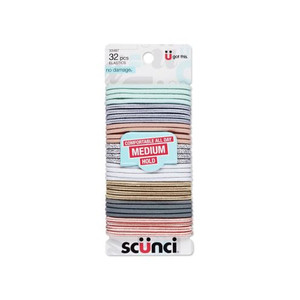 Scunci No Damage Medium Hold Hair Elastics, 32 CT Scunci No Damage Medium Hold Hair Elastics, 32 CT