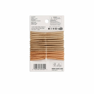Sc??nci Evo/Core No Damage Comfy Hold Color Match Blonde Elastics, 16 CT Sc??nci Evo/Core No Damage Comfy Hold Color Match Blonde Elastics, 16 CT