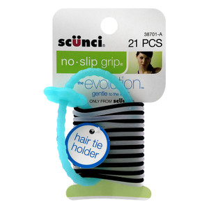 Sc??nci No-Slip Grip Gel Evolution Ponytailers with Holder,21-pieces Sc??nci No-Slip Grip Gel Evolution Ponytailers with Holder,21-pieces