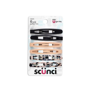 Scunci U Got This Snap Clips, Assorted - 6.0 ea Scunci U Got This Snap Clips, Assorted - 6.0 ea