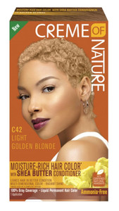 Creme Of Nature Color C42 Light Golden Blonde Kit Creme Of Nature Color C42 Light Golden Blonde Kit