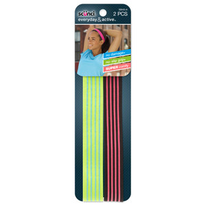 Sc??nci Everyday & Active No-Slip Grip No Damage Headband, 2 CT Sc??nci Everyday & Active No-Slip Grip No Damage Headband, 2 CT