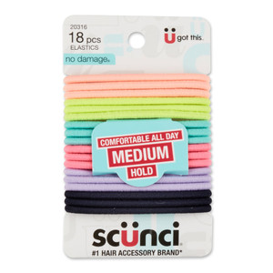 Sc??nci Everyday & Active No Damage Hair Elastics Sport, 18 CT Sc??nci Everyday & Active No Damage Hair Elastics Sport, 18 CT