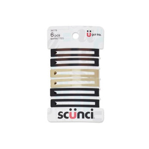Sc??nci U Got This Open Center Hair Barrettes, 6 CT Sc??nci U Got This Open Center Hair Barrettes, 6 CT