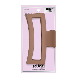Sc??nci Recycled Large Open Rectangle Claw Clip for Thick Hair - Matte Beige Sc??nci Recycled Large Open Rectangle Claw Clip for Thick Hair - Matte Beige