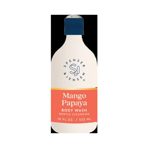 Spenser & Jensen Body Wash Mango Papaya 18 oz Spenser & Jensen Body Wash Mango Papaya 18 oz