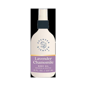 Spenser & Jensen Body Oil Lavender Chamomile 8 oz Spenser & Jensen Body Oil Lavender Chamomile 8 oz