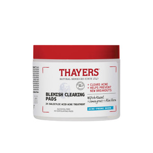 Thayers Natural Remedies Acne Clearing Toner Pads with Salicylic Acid, 60 count Thayers Natural Remedies Acne Clearing Toner Pads with Salicylic Acid, 60 count