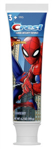 Crest Toothpaste 4.2Oz Kids Spiderman Tube Strawberry Crest Toothpaste 4.2Oz Kids Spiderman Tube Strawberry