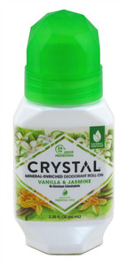 Crystal Deodorant Roll-On 2.25Oz Vanilla Jasmine 24Hr Crystal Deodorant Roll-On 2.25Oz Vanilla Jasmine 24Hr