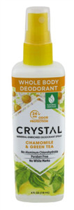 Crystal Deodorant Spray 4Oz Chamomile & Green Tea Crystal Deodorant Spray 4Oz Chamomile & Green Tea