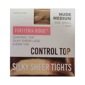 Forsythia Ridge 1Pk Sheer Tights With Control Top Medium Medium Nude Forsythia Ridge 1Pk Sheer Tights With Control Top Medium Medium Nude
