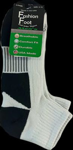 Russell Fashion Foot Men's Sport Fit Quarter Length Socks, 3 pairs Russell Fashion Foot Men's Sport Fit Quarter Length Socks, 3 pairs