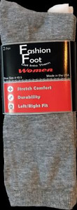 Russell Fashion Foot Women's Crew Liner Sock, 2 pairs Russell Fashion Foot Women's Crew Liner Sock, 2 pairs
