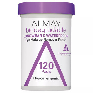 ALMAY Longwear & Waterproof Eye Makeup Remover Pads, 120 count ALMAY Longwear & Waterproof Eye Makeup Remover Pads, 120 count