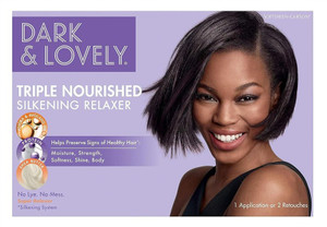 Dark & Lovely Triple Nourished Silkening Relaxer Kit Super Dark & Lovely Triple Nourished Silkening Relaxer Kit Super