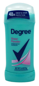 Degree Deodorant 2.6Oz Womens Sheer Powder Degree Deodorant 2.6Oz Womens Sheer Powder