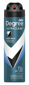 Degree Deodorant 3.8Oz Dry Spray Fresh Ultraclear Degree Deodorant 3.8Oz Dry Spray Fresh Ultraclear