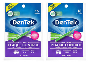 Dentek Easy Brush Cleaners Tight Spaces 16 Count Dentek Easy Brush Cleaners Tight Spaces 16 Count