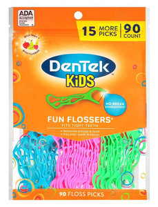 Dentek Kids Floss Picks Fun Flossers 90 Count Dentek Kids Floss Picks Fun Flossers 90 Count