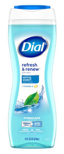 Dial Body Wash Spring Water 16Oz Refresh & Renew+Vitamin-E Dial Body Wash Spring Water 16Oz Refresh & Renew+Vitamin-E