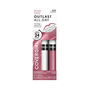 COVERGIRL CG OUTLAST ALL DAY LIPCOLOR Liquid Admire 020 1.9G 0.06 OZ / 2.3ML 0.07 FL OZ COVERGIRL CG OUTLAST ALL DAY LIPCOLOR Liquid Admire 020 1.9G 0.06 OZ / 2.3ML 0.07 FL OZ