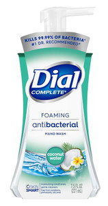 Dial Foaming Hand Wash 7.5Oz Anti-Bacterial Coconut Water Dial Foaming Hand Wash 7.5Oz Anti-Bacterial Coconut Water