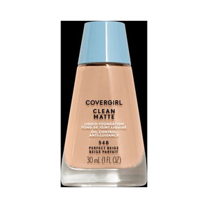 COVERGIRL Clean Matte Liquid Foundation, Perfect Beige, 1 Fl. Oz. COVERGIRL Clean Matte Liquid Foundation, Perfect Beige, 1 Fl. Oz.