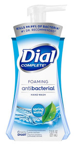 Dial Foaming Hand Wash 7.5Oz Anti-Bacterial Spring Water Dial Foaming Hand Wash 7.5Oz Anti-Bacterial Spring Water