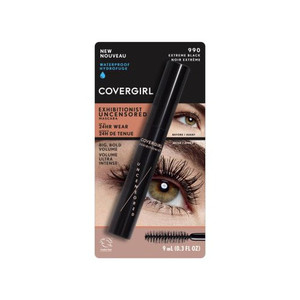 COVERGIRL Exhibitionist Uncensored Waterproof Mascara, Extreme Black COVERGIRL Exhibitionist Uncensored Waterproof Mascara, Extreme Black