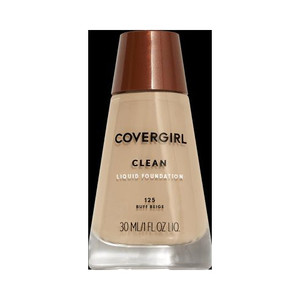 CoverGirl Clean Liquid Foundation 125 Buff Beige CoverGirl Clean Liquid Foundation 125 Buff Beige