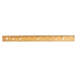 Charles Leonard Inc Economy Wood Ruler 12 Inch Charles Leonard Inc Economy Wood Ruler 12 Inch