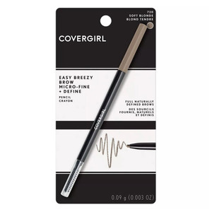 Covergirl Easy Breezy Brow Micro Fine Fill Define Eyebrow Pencil Soft Blonde #720, 0.003 Oz Covergirl Easy Breezy Brow Micro Fine Fill Define Eyebrow Pencil Soft Blonde #720, 0.003 Oz