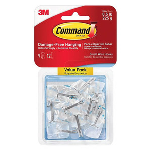 Command Clear Wire Hooks Value Pack Organizer, 9 Ea Command Clear Wire Hooks Value Pack Organizer, 9 Ea