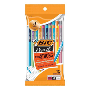 Bic Xtra Strong Mechanical Pencil Lead Resistant, 10 Ea Bic Xtra Strong Mechanical Pencil Lead Resistant, 10 Ea
