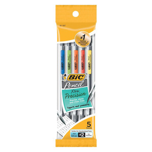 Bic Xtra Precision Mechanical Pencil Fine Point, 5 Ea Bic Xtra Precision Mechanical Pencil Fine Point, 5 Ea