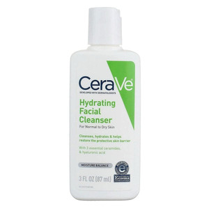Cerave Hydrating Facial Cleanser For Normal To Dry Skin, 3 Oz Cerave Hydrating Facial Cleanser For Normal To Dry Skin, 3 Oz