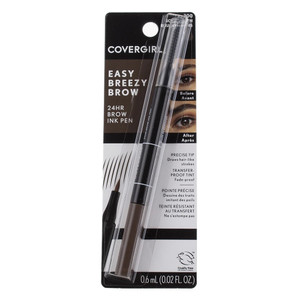 Covergirl Easy Breezy Brow All Day Brow Ink Pen Soft Brown, 0.03 Oz Covergirl Easy Breezy Brow All Day Brow Ink Pen Soft Brown, 0.03 Oz