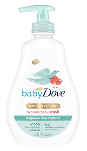 Dove Baby Wash Sensitive Skin Fragance-Free 13Oz Pump Dove Baby Wash Sensitive Skin Fragance-Free 13Oz Pump