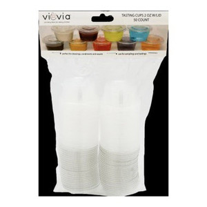 Viovia Tasting Cups 2 Oz With Lid Disposable Pack, 1 Ea Viovia Tasting Cups 2 Oz With Lid Disposable Pack, 1 Ea