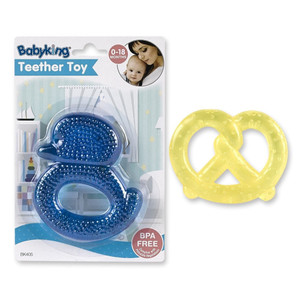Babyking Water Filled Duck and Pretzel Teethers Infant Toy Assorted, 1 Ea Babyking Water Filled Duck and Pretzel Teethers Infant Toy Assorted, 1 Ea