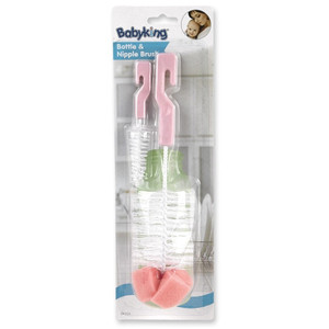 Babyking Bottle and Nipple Brush Cleaning Tool Assorted, 1 Ea Babyking Bottle and Nipple Brush Cleaning Tool Assorted, 1 Ea