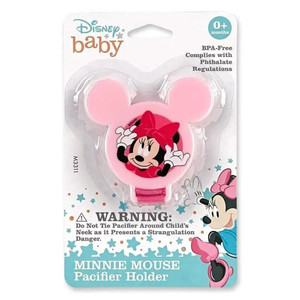 Disney Baby Mickey and Minnie Pacifier Holders Infant Accessory Assorted, 1 Ea Disney Baby Mickey and Minnie Pacifier Holders Infant Accessory Assorted, 1 Ea