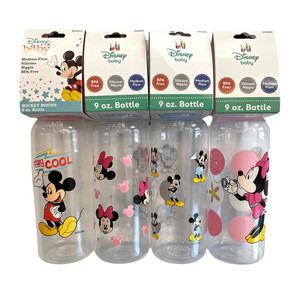Disney Baby Bottle Mickey Mouse Character Print, 9 Oz Disney Baby Bottle Mickey Mouse Character Print, 9 Oz