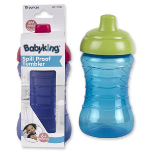 Babyking Spill-Proof Tumbler Assorted Design, 10 Oz Babyking Spill-Proof Tumbler Assorted Design, 10 Oz